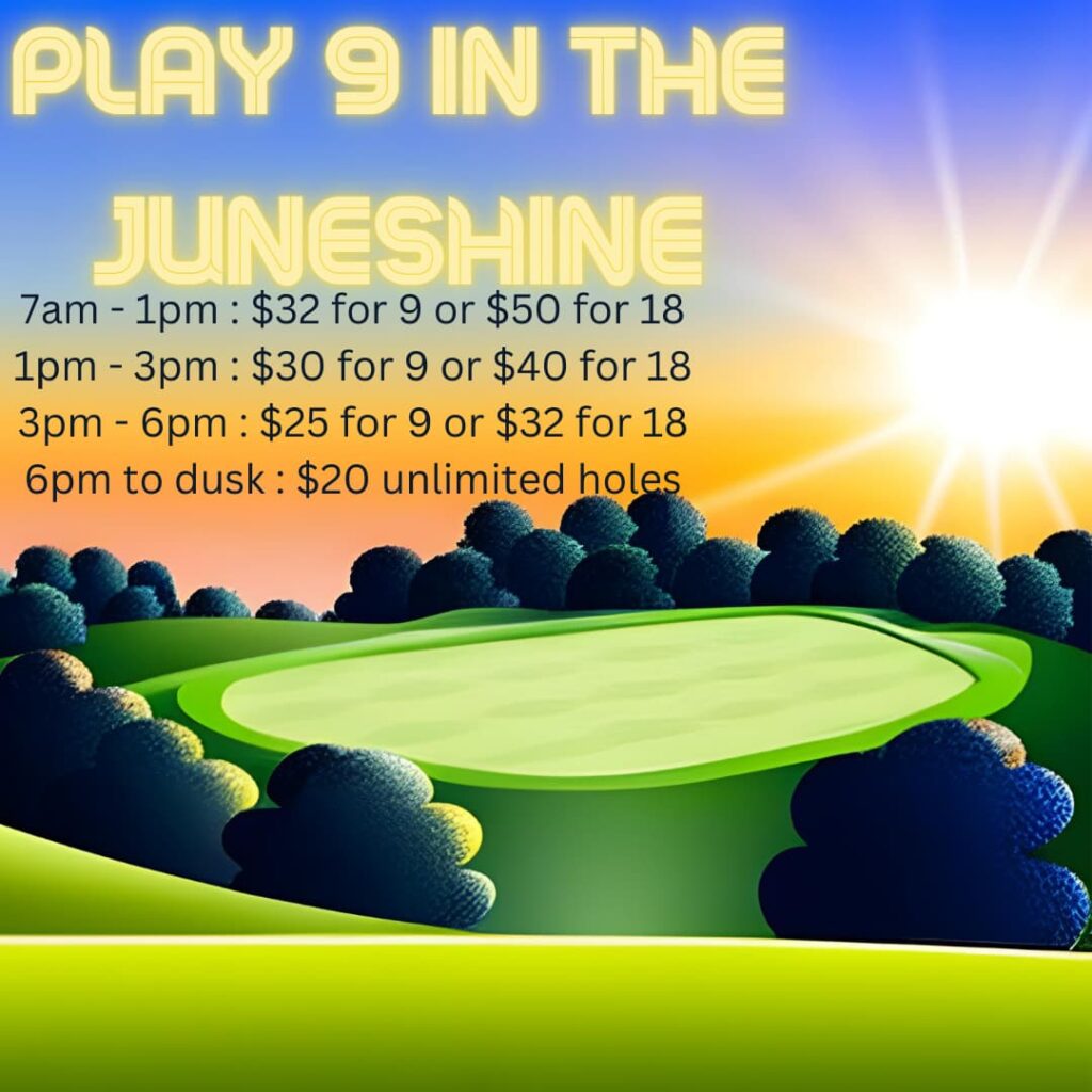 Play 9 in the Juneshine